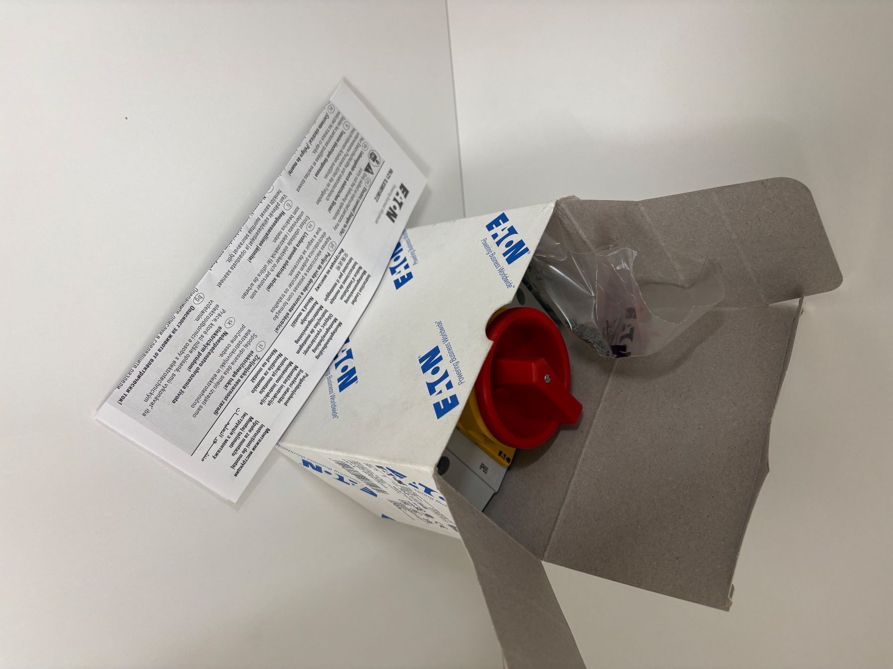 Schalter: Interrupteur général AP ETN 20A/3L 0-1 – Neu und originalverpackt aus Venthône von TAR 1