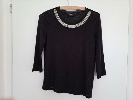 Leichter Strickpulli schwarz Gr. XS von Only