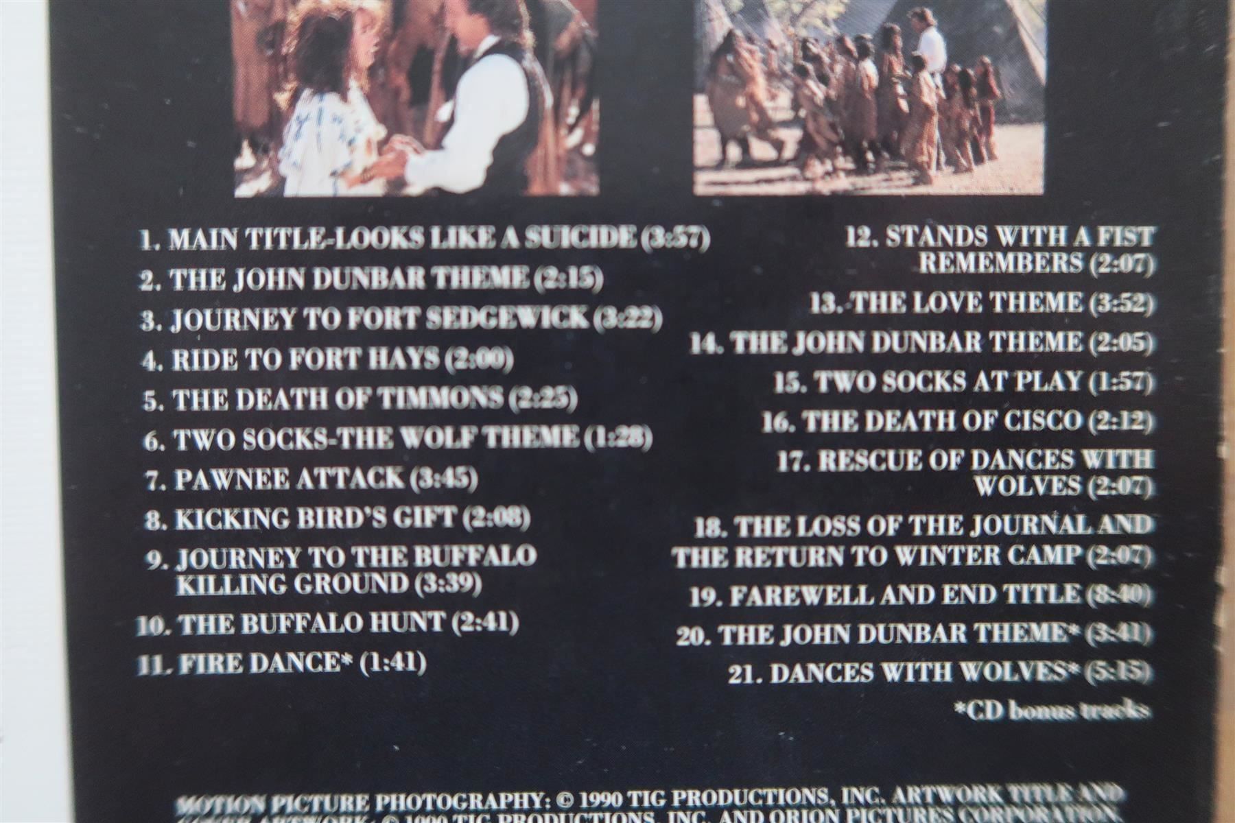 CDs: DANCES WITH WOLVES - JOHN BARRY - CD – Gebraucht aus Basel von Patiscat 2