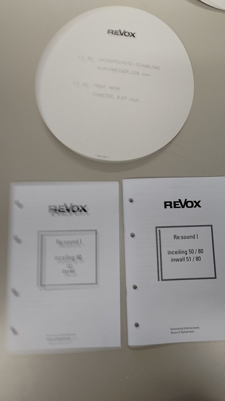Revox Casse acustiche: Revox Einbaulautsprecher Inceiling 80 + Inceiling 80 Stereo – Nuovo (secondo la descrizione) da Unterägeri venduto da sumatronic 5