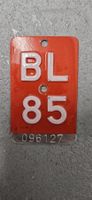Velonummer BL 85