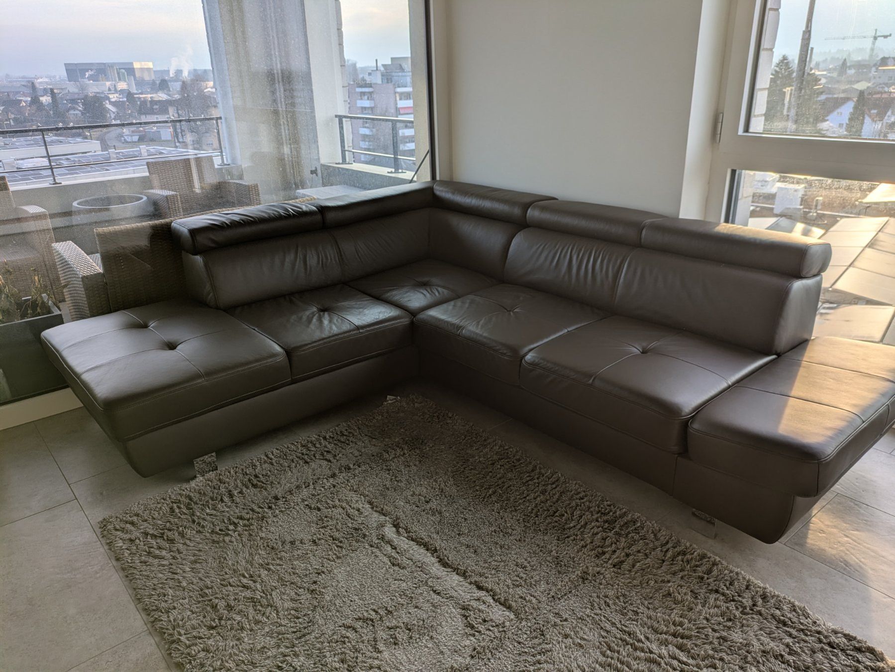 Sofas: Ecksofa dunkelbraun – Gebraucht aus Heerbrugg von zec_r5gc 1