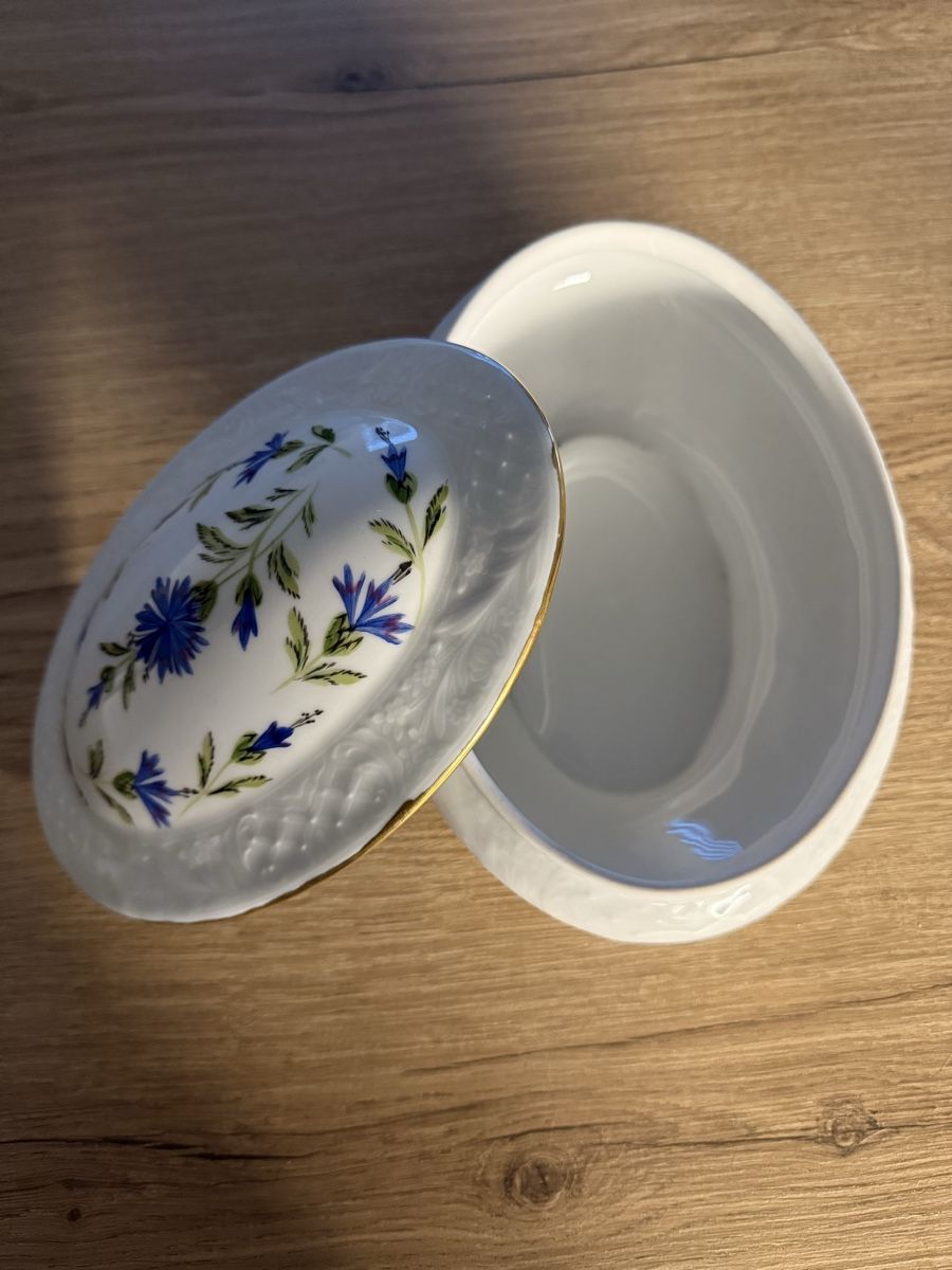 Zuccheriere: Wunderschöne Porzellan Deckeldose / Bonbonniere – Usato da Olten venduto da ale_nb2x