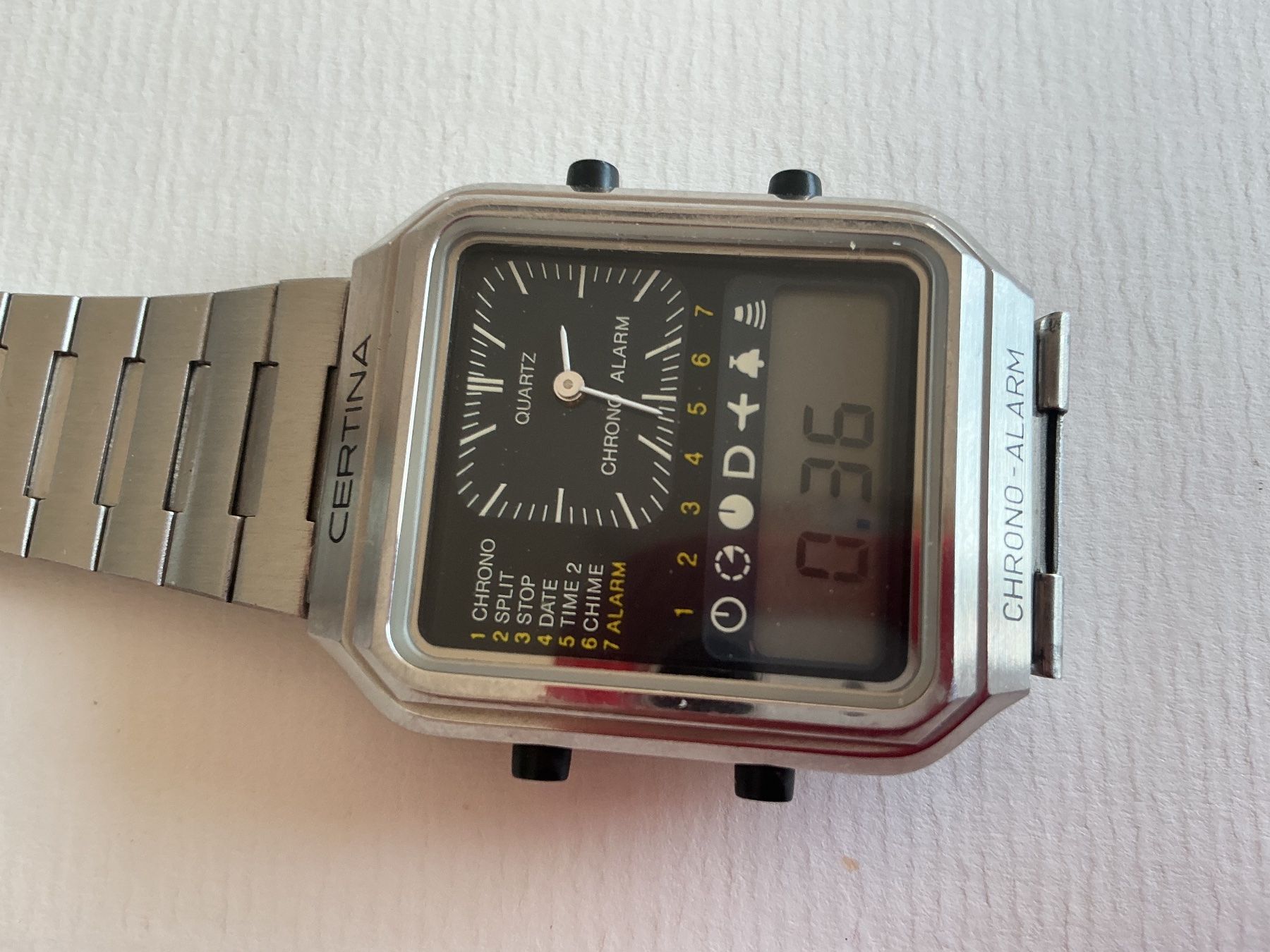 Certina Orologi: Certina Chrono Alarm – Usato da Jona venduto da hp-sh