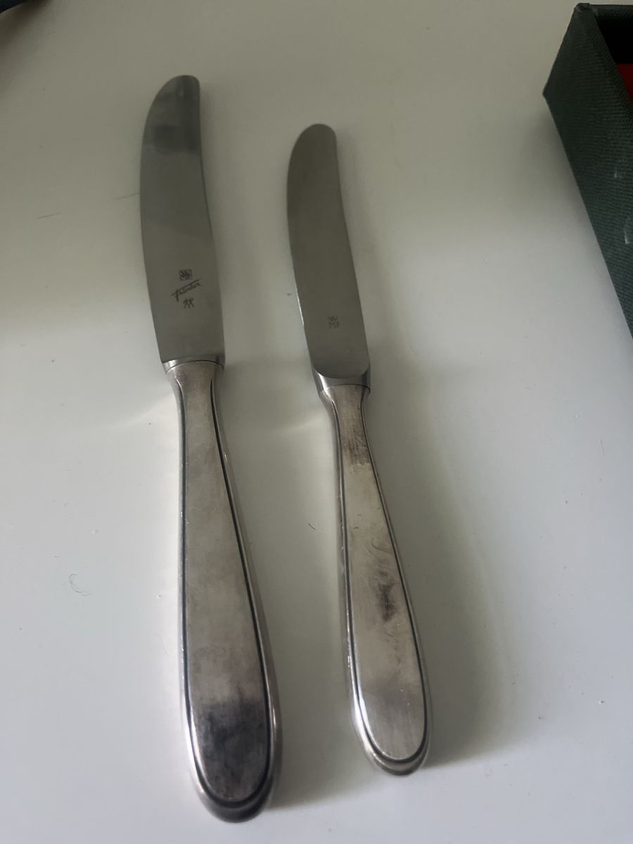 WMF Couteaux: 24 Original WMF  Vintage Tafelmesser, versilbert – D'occasion à Möhlin par mil_h55x 4