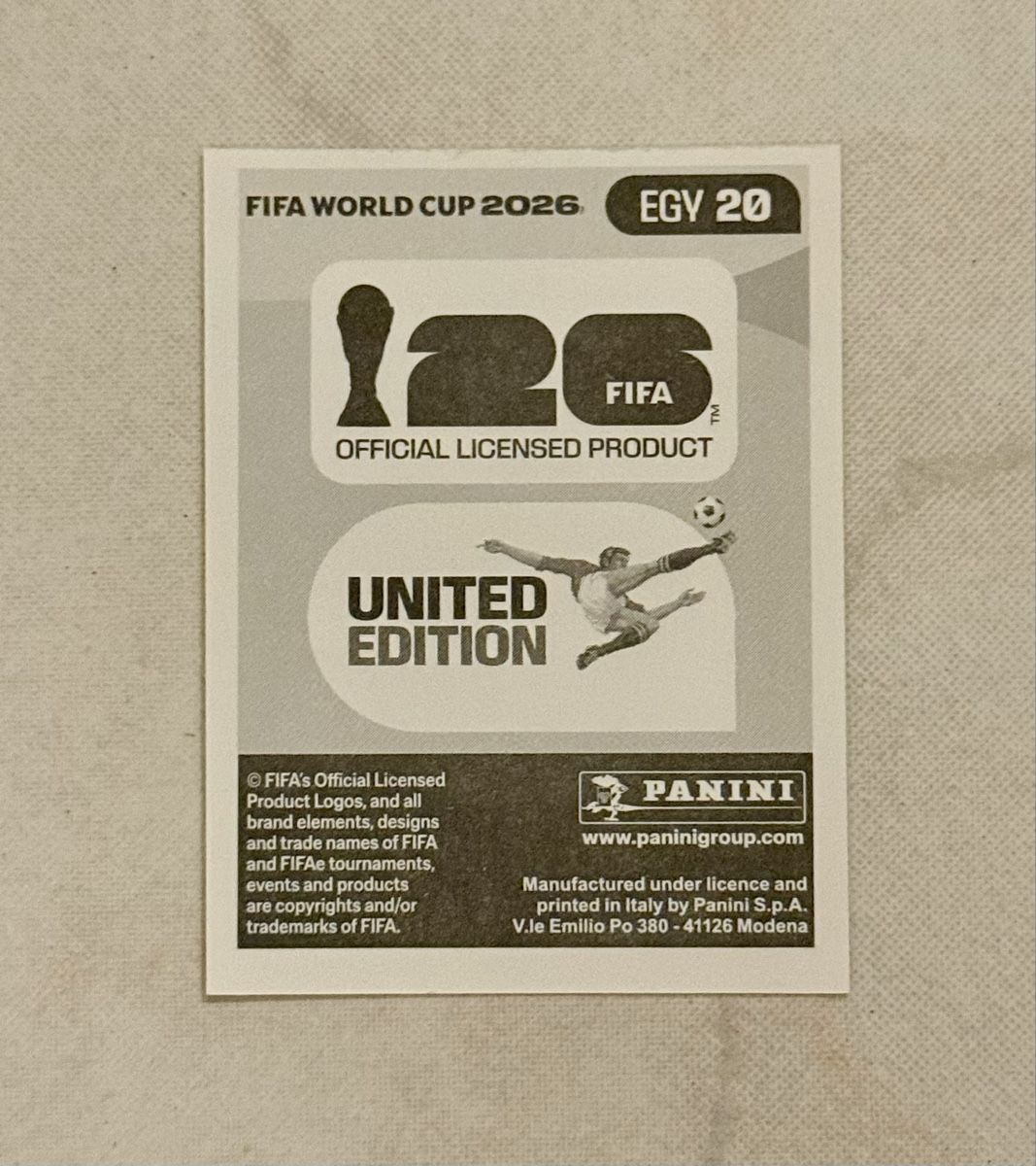 Panini Sammelbilder & Trading cards: Panini WM 2026!!! EGY 20 – Neu (gemäss Beschreibung) aus Oberentfelden von NunoLouro 1
