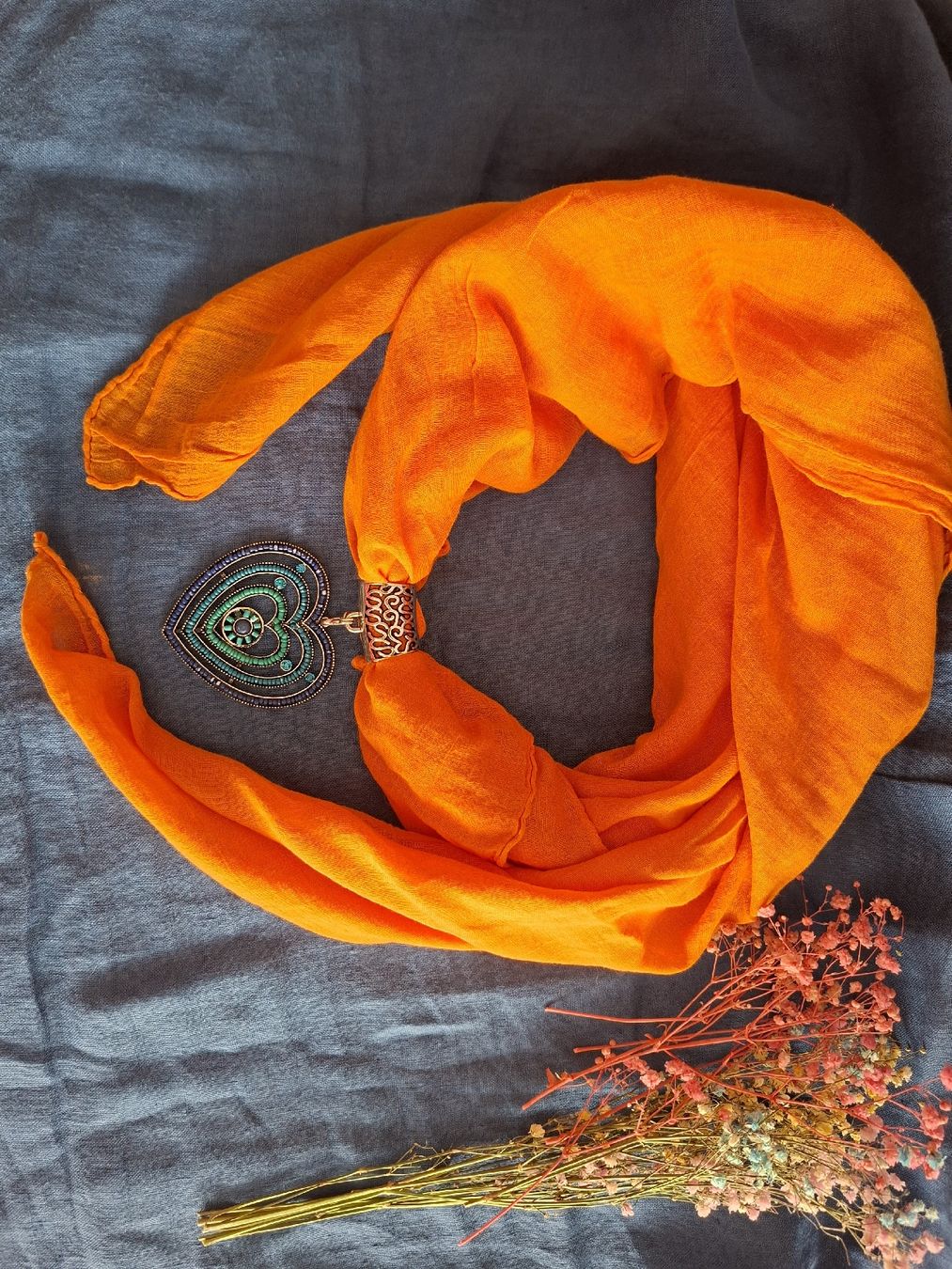 Foulard & Sciarpe: Foulard Bohème + Cœur – Nuovo (secondo la descrizione) da Lutry venduto da Sim_Sta 5