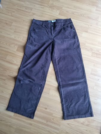 Cecil Cordhose Wide Leg Loose Fit braun Grösse 31 NEU