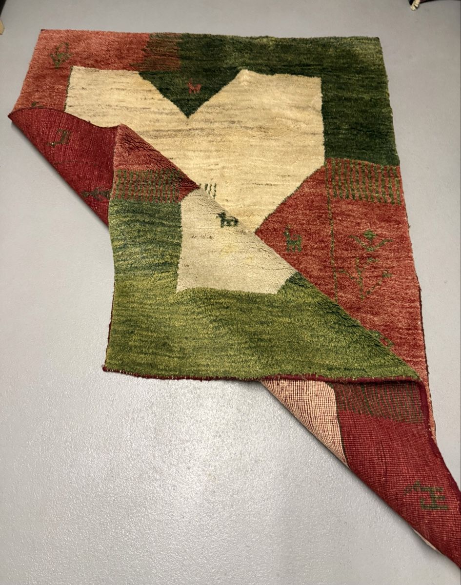 Gabbeh Tappeti: Schöner  Perserteppich Gabbeh 143x190.cm – Usato da Büron venduto da Filadefia-888 3