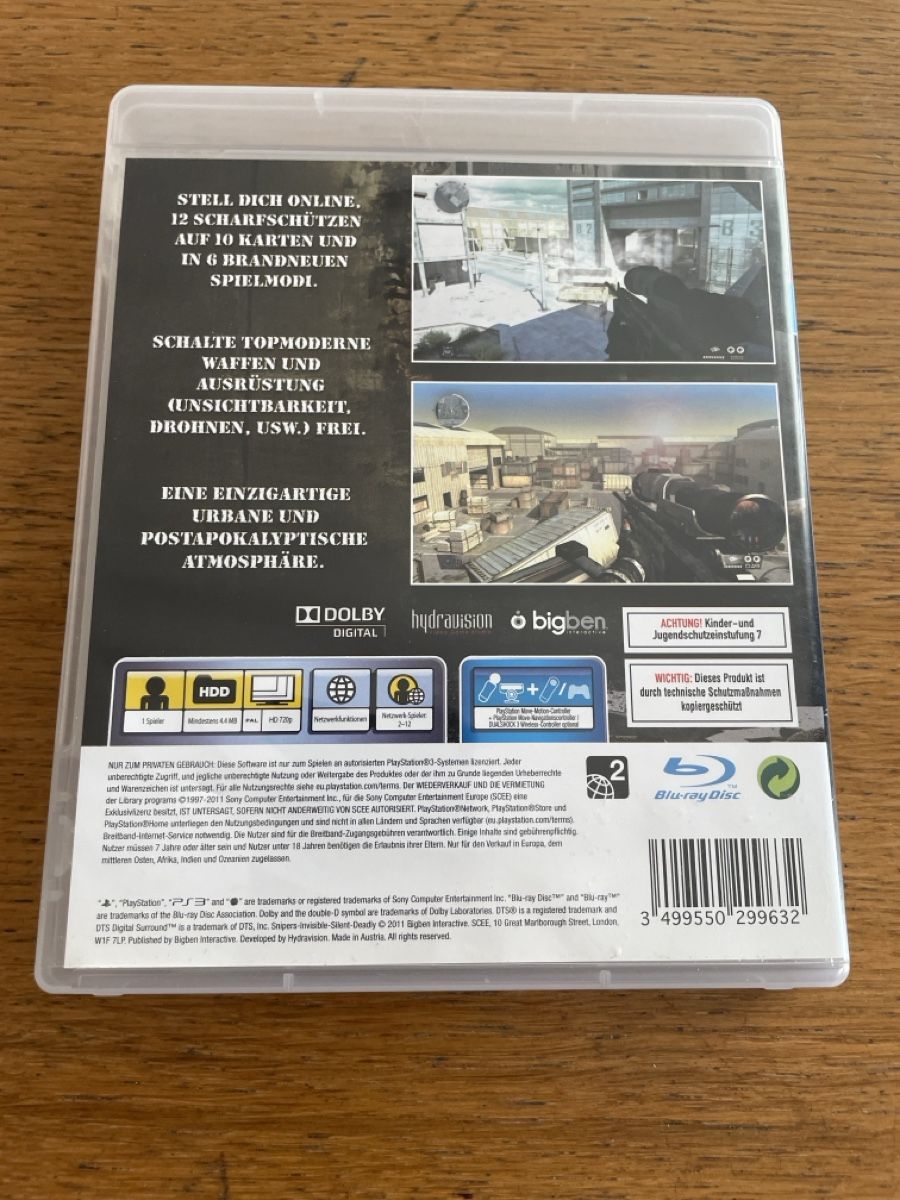 Sony Giochi: Sniper: Ghost Warrior - PS3 - Top Zustand – Usato da Lyss venduto da hemi03 2