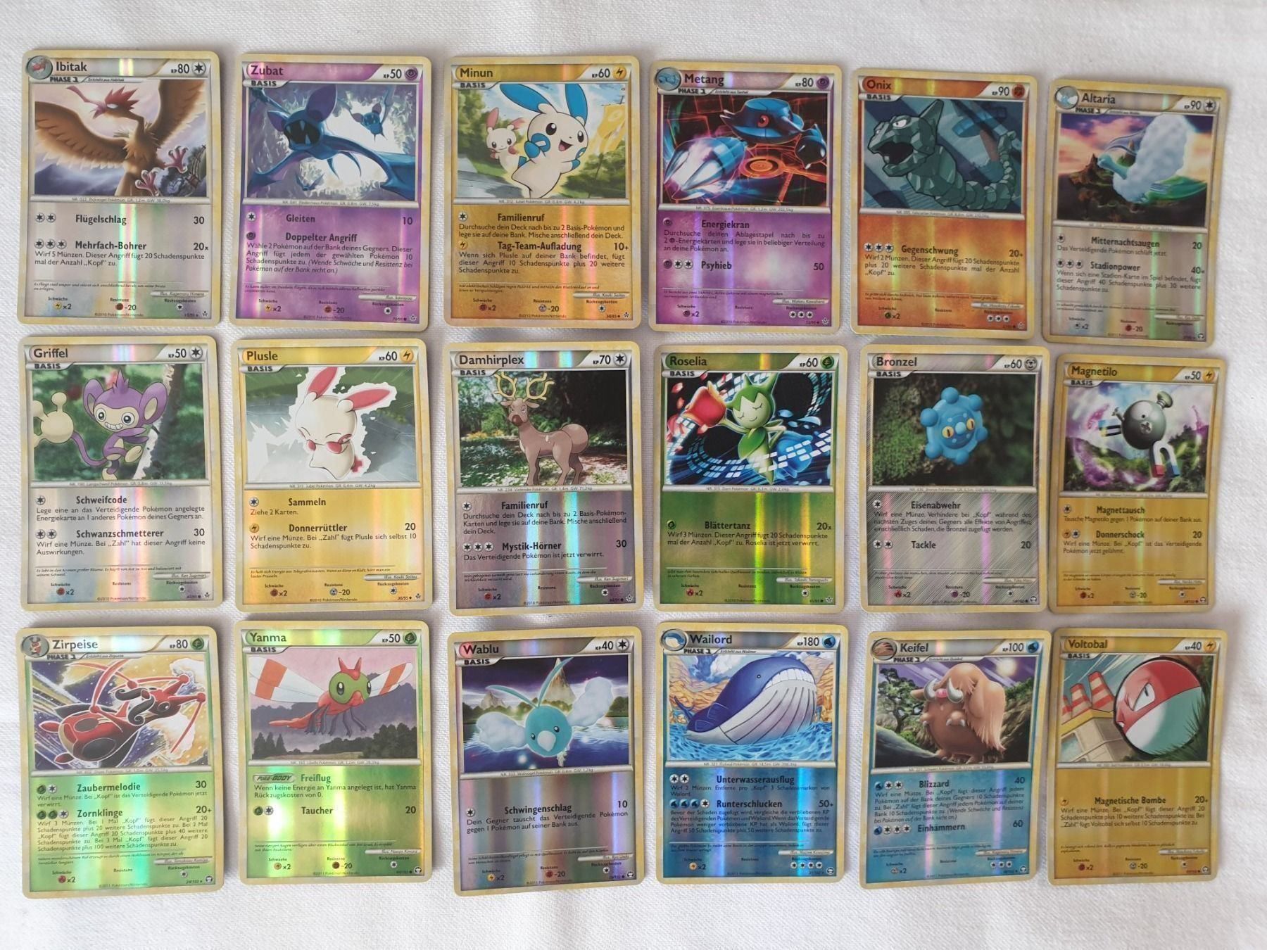 Pokémon Carte collezionabili: 50 Reverse Pokémonkarten 2010/2011 – Nuovo (secondo la descrizione) da Rebstein venduto da gimmma 2