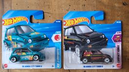 2x Hot Wheels '85 Honda City Turbo II TH Treasure Hunt +2026
