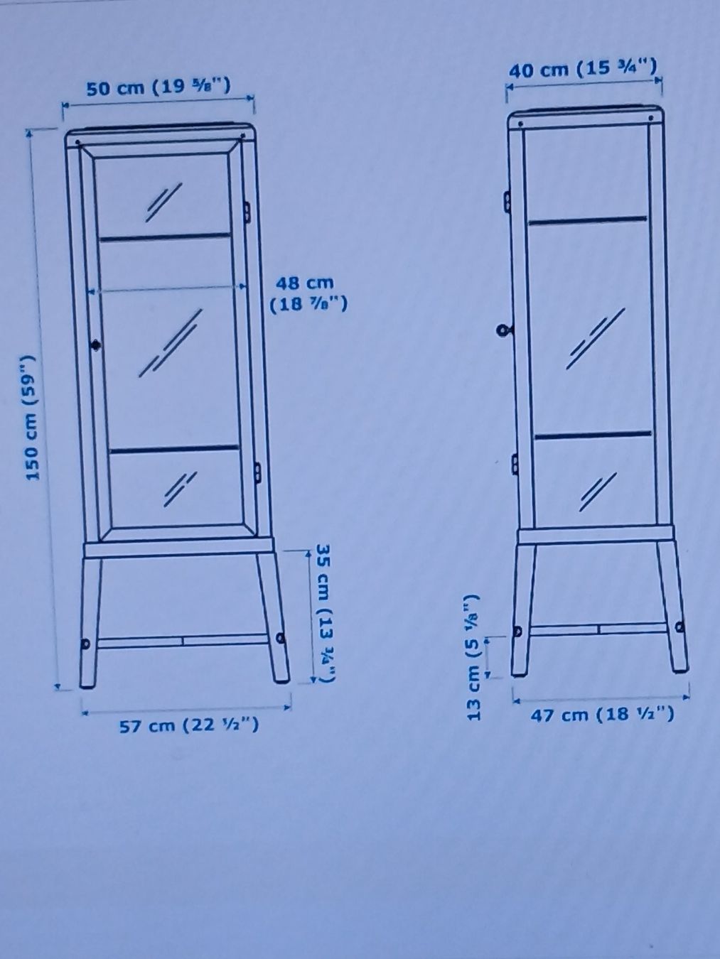 Ikea Vitrines: Vitrine FABRIKÖR – D'occasion à Lyss par Joeljambo 1
