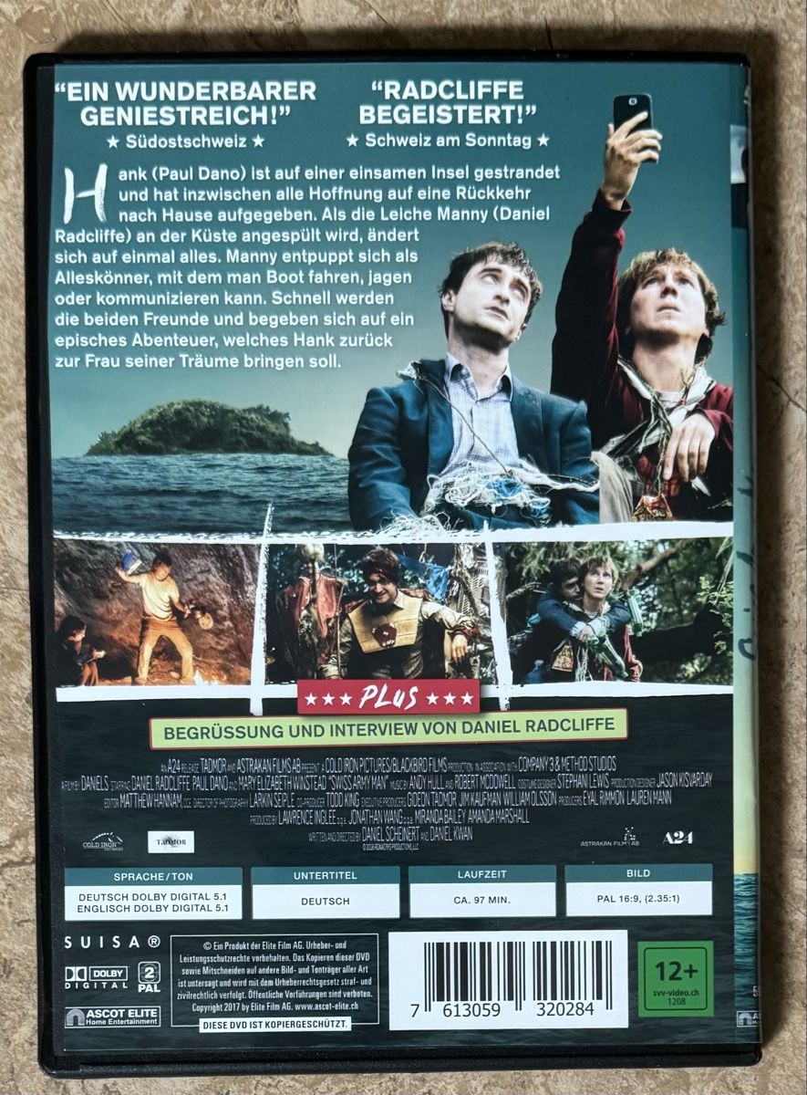 Tous les DVDs: SWISS ARMY MAN – Neuf (Voir description) à Dietikon par AndreaSch01 1
