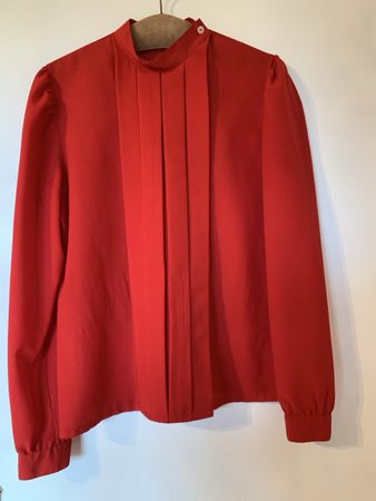 Blouse rouge Valentine Made in Italy T.40 