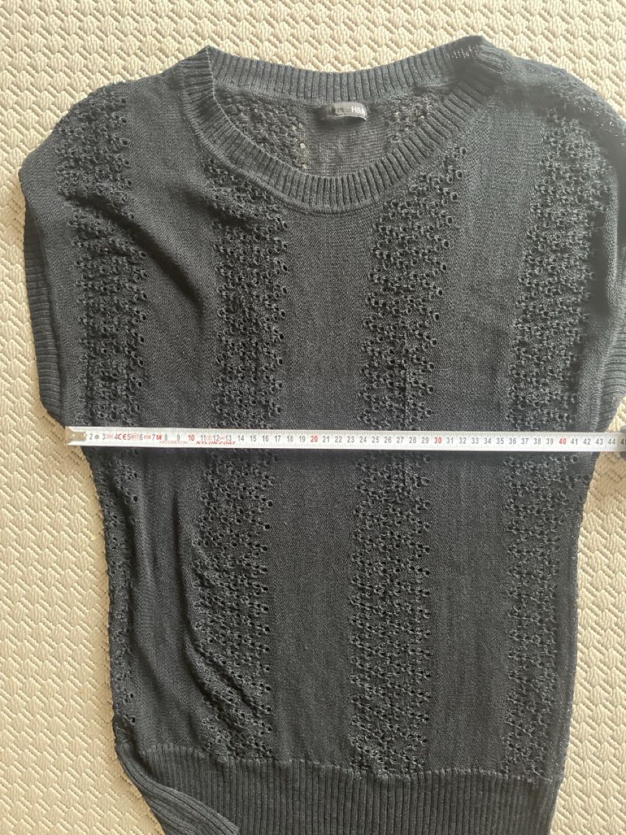 Maglioni & Felpe: Strickpulli, Kurzarm. leicht transparent, H&M, ca. 38 – Usato da Solothurn venduto da Bobesch08 7