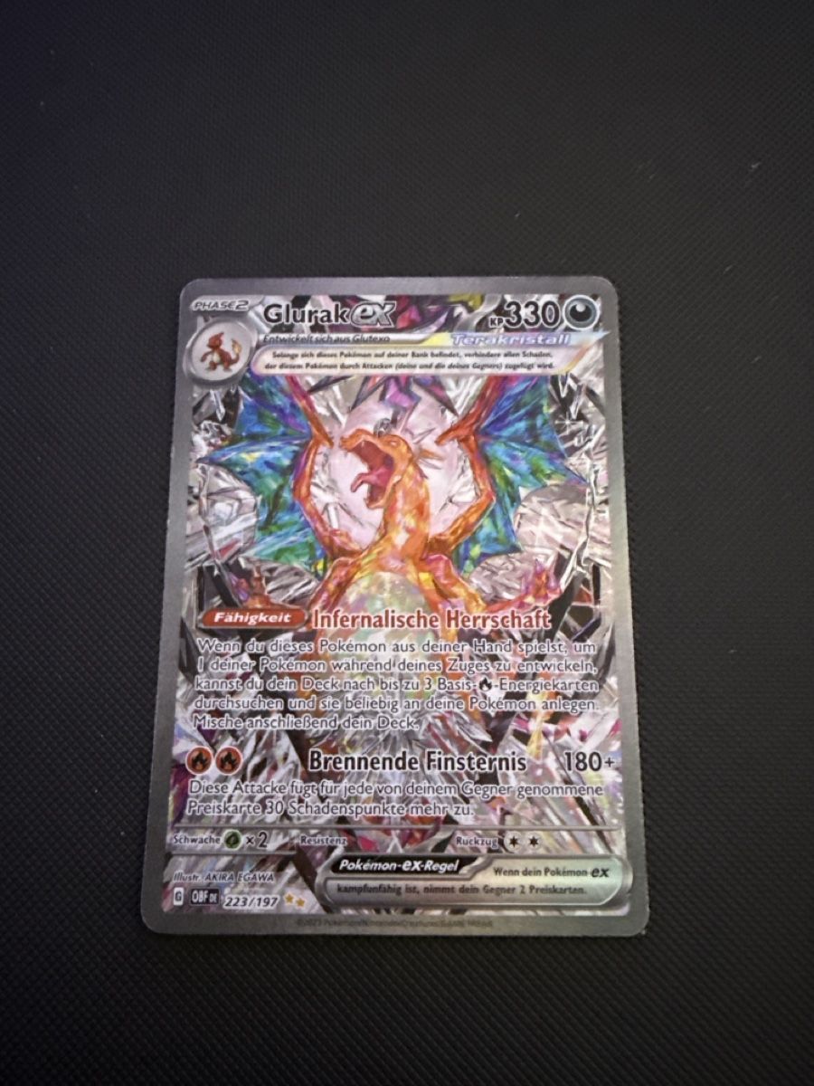 Pokémon Carte collezionabili: Seltene Glurak EX 223/Pokemon – Usato da St. Margrethen SG venduto da meg_6b9w