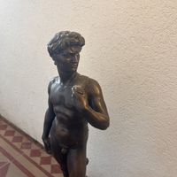 Antike Bronze David Figur, datiert 1947, Firenze
