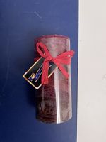 Dunkelrote Stumpenkerze, neu, perfekt für den Advent!