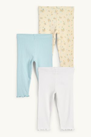 NEU mit Etikett! 3x Capri Leggins 3/4 für Mädchen, Gr. 116