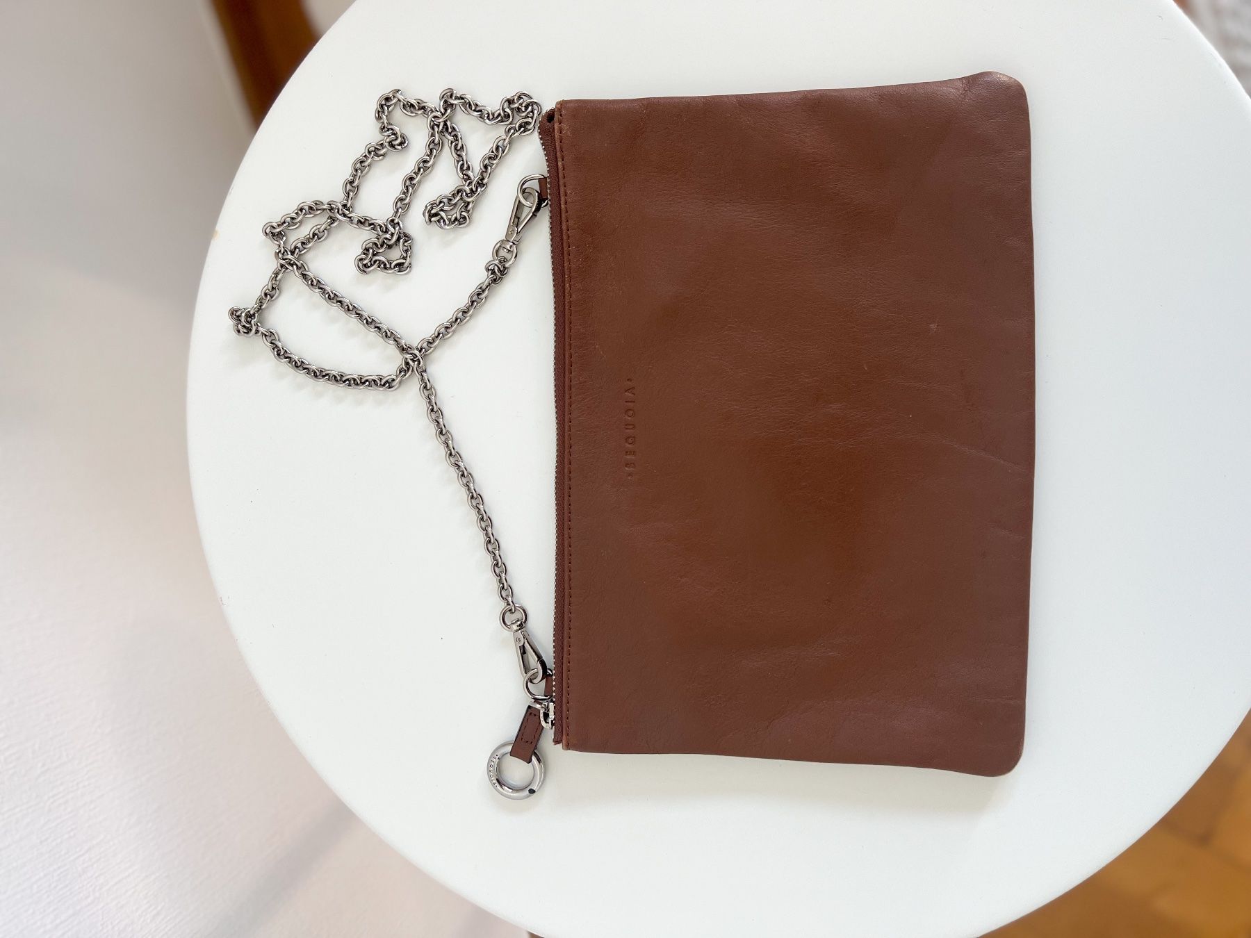 Borse da donna: Sac pochette SEQUOIA terracotta – Usato da Lausanne venduto da Greenbyaudrey 3
