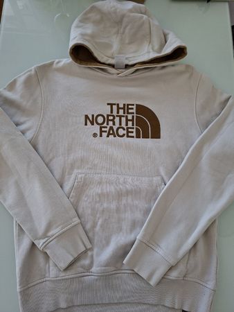 Sweat à capuche The North Face, beige, taille M,