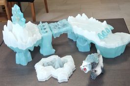 Eis Landschaft Zubehör Monsterfigur gebraucht