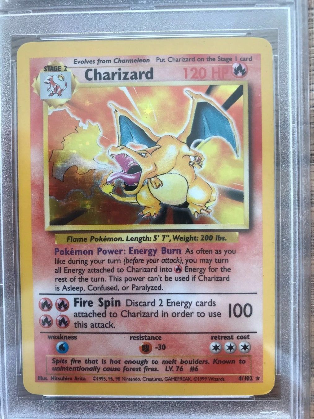 Pokémon Carte collezionabili: Glurak, Charizard PSA 6,1999,Eng – Usato da Küssnacht am Rigi venduto da Ebikoner 8
