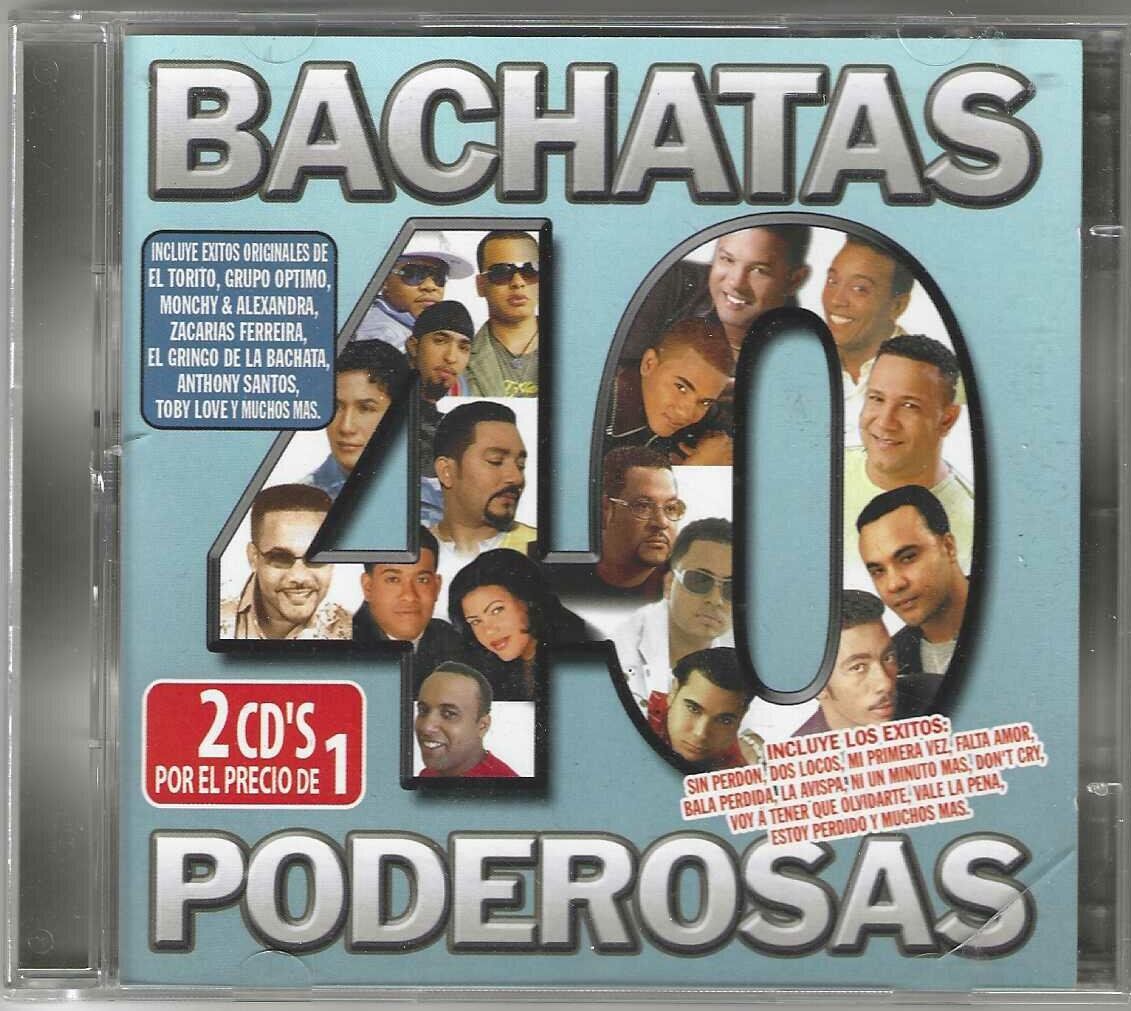 CDs: Various – 40 Bachatas Poderosas - 2 X CD – Gebraucht aus Genève von CDLPBookS