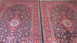 une paire de Tapis Perse 240×148cm nouées à la main.