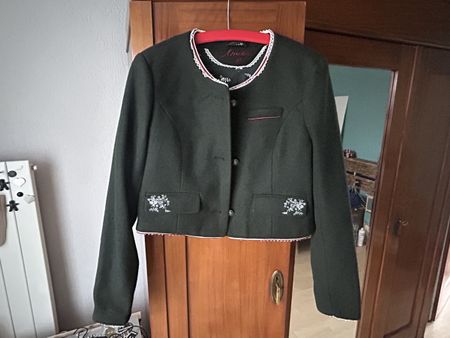 Amisu Dindljacke, Grösse 38, Dunkelgrün, Top Zustand