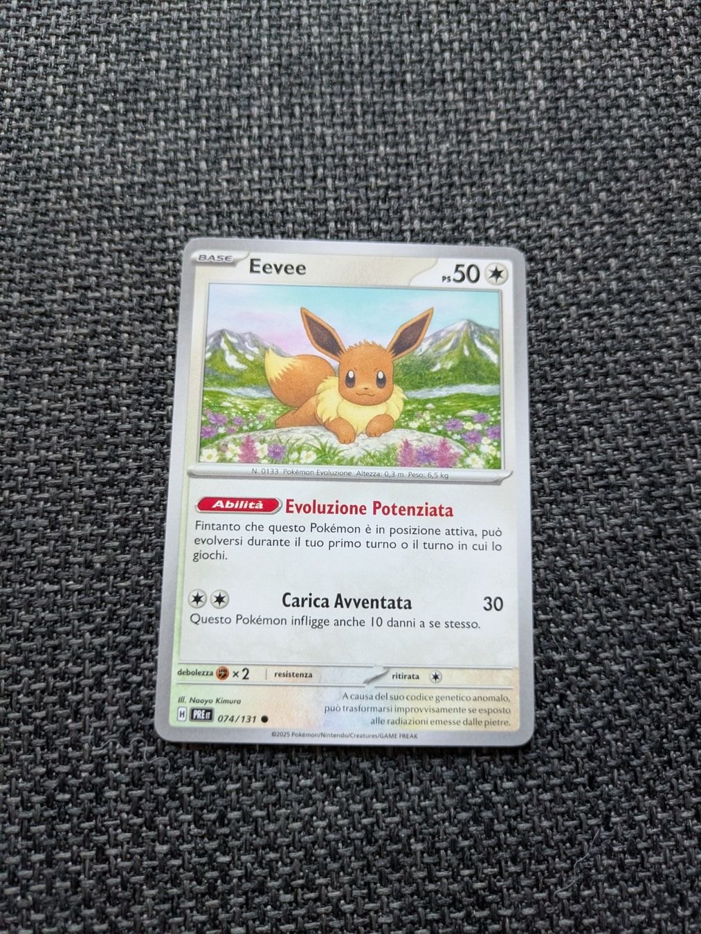 Pokémon Carte collezionabili: EEVEE, PRISMATIC EVOLUTIONS, 74, 2025, COM, ITA, NM/MT – Usato da Losone venduto da AlpineLayer