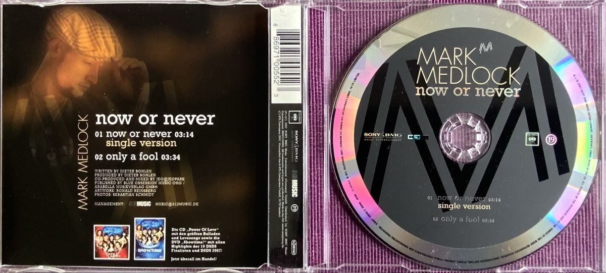 CDs: (CD) Mark Medlock „Now or Never“ – Gebraucht aus Serneus von kowalsky1 1