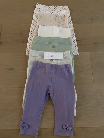 Set Baby Leggings und Body Grösse 68 verschiedene Farben