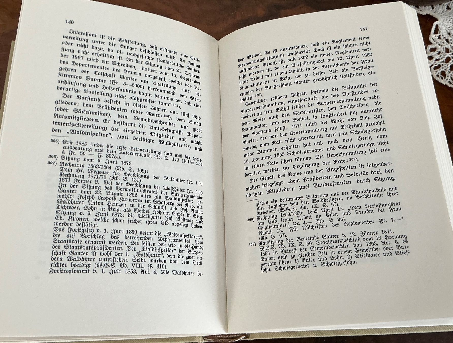 Libri: Ganter - Geschichte der Gemeinde Wallis 1943 - Imesch/Perrig – Usato da Crans-Montana venduto da plainemorte 5