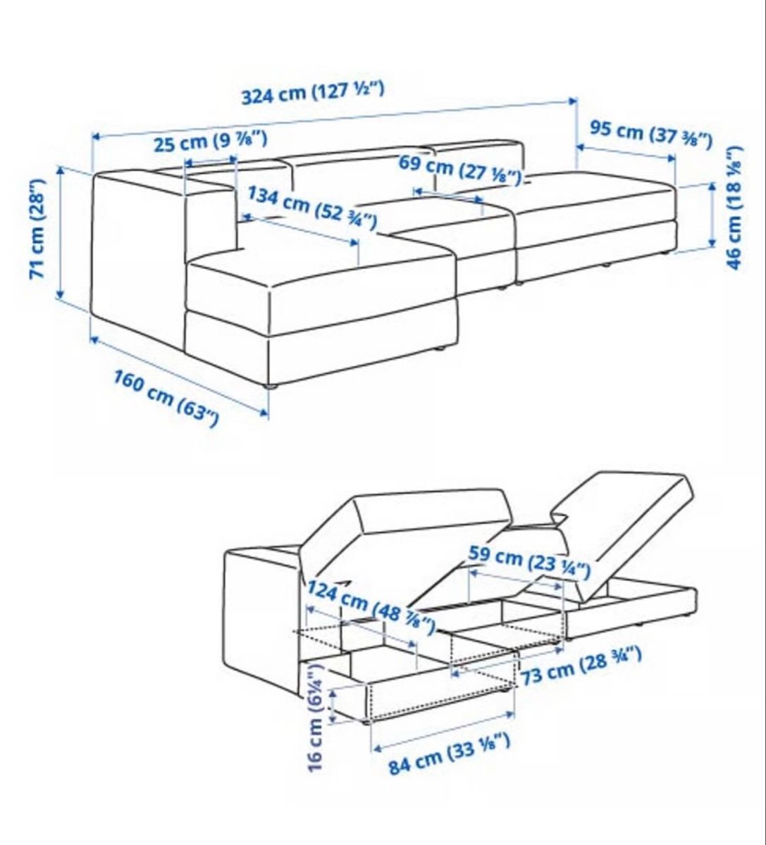 Sofas: 3,5er-Sitzelement mit Récamieren – Neu (gemäss Beschreibung) aus Mellingen von vic_dq7j 4