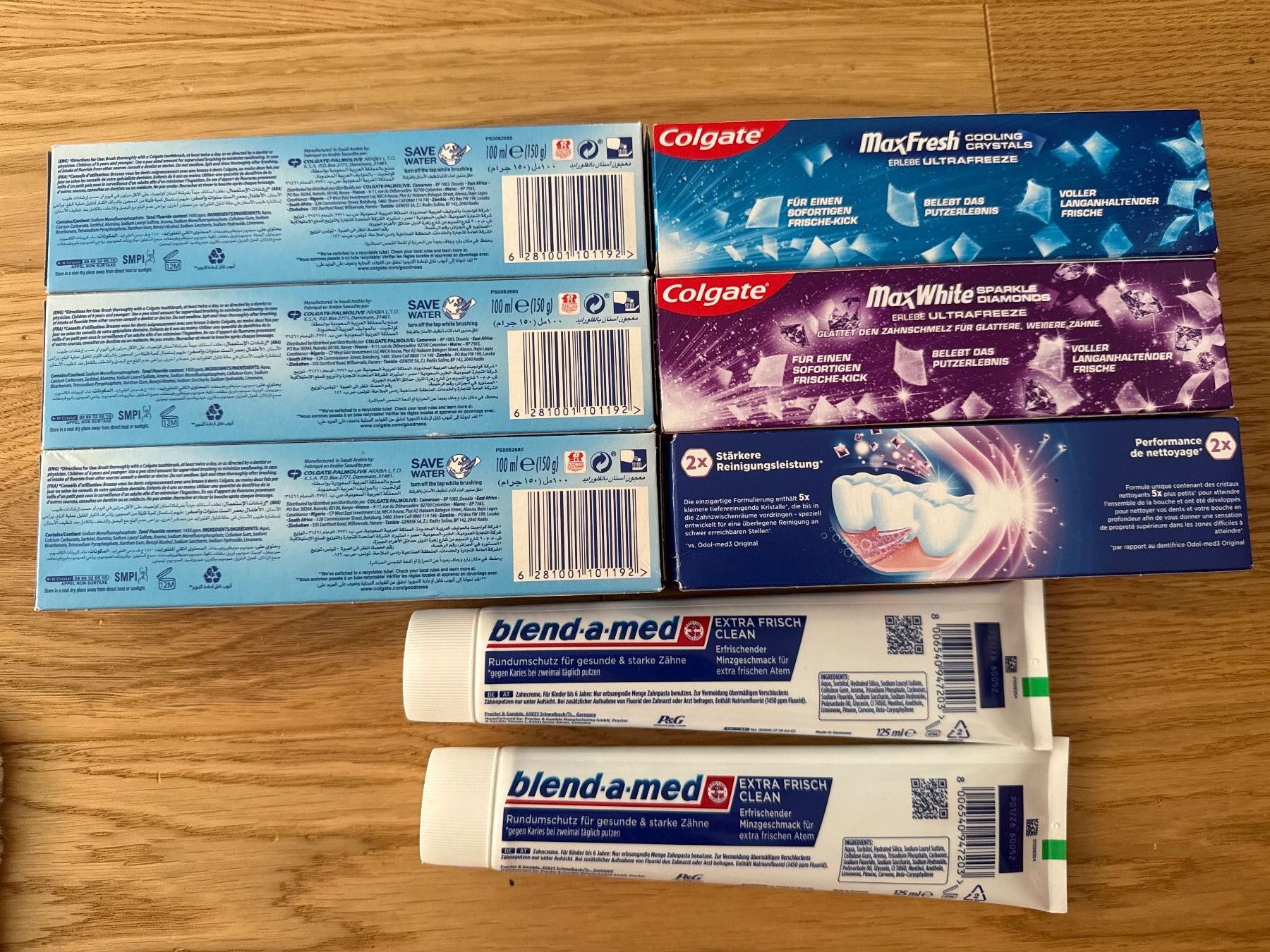 Zahnpflege: NEU! Zahnpasta Set – Neu und originalverpackt aus Schönenwerd von d.chiara 1