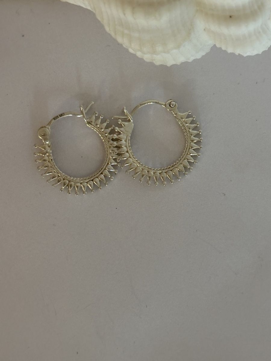Orecchini pendenti & Orecchini a lobo: Creolen Sterlingsilber – Nuovo e nell'imballaggio originale da Niederglatt ZH venduto da Silberschmuck-design 1