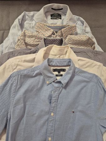 Chemises Homme Lot 5 pcs S TH, Tom Tailor, Sacoor, PCardin 