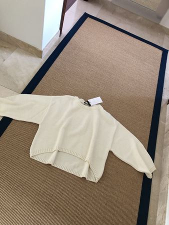 Zara Pullover Creme Grösse M neu mit Etikett
