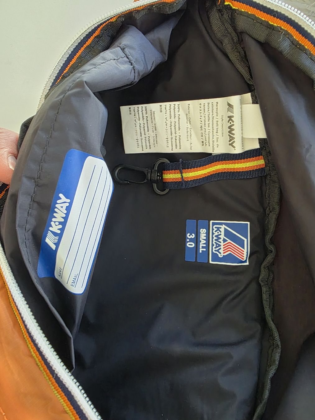 Borse: sac banane k-way orange – Usato da Genève venduto da alex7926 1