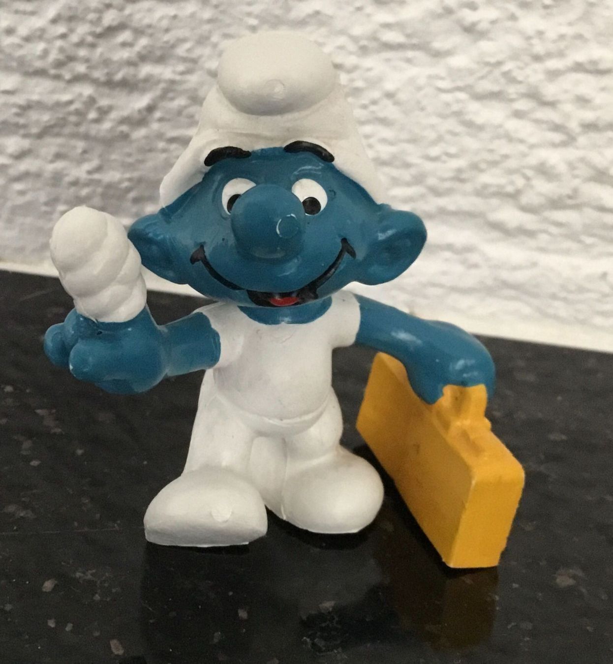 Schleich Statuette: Sanitäter Schlumpf, Original 1980 – Usato da Niederweningen venduto da baghirac