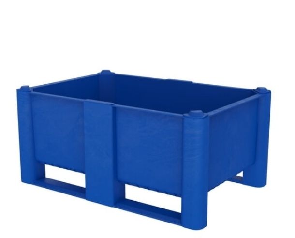 Paletten: DOLAV Palettenbox, 320 Liter, blau – Neu (gemäss Beschreibung) aus Rotkreuz von NextChance