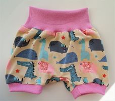 Kurze Pumphose lustige Tiere 74/80 NEU