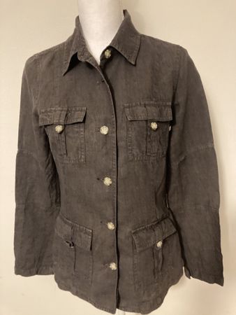 Bluse 36 100% Leinen