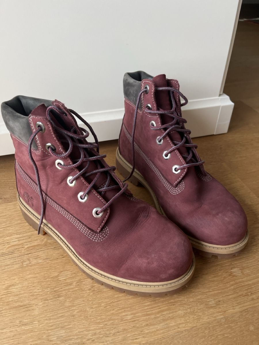 Scarpe da donna: Timberlands Stiefel in bordeaux  – Usato da Stetten SH venduto da sel_sc6g
