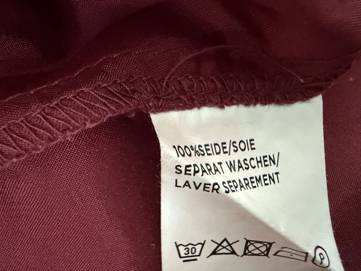 Maddison Camicette: Damenbluse Maddison 100% Seide Gr. 38 bordeauxrot – Usato da Sevelen venduto da gsandax 6