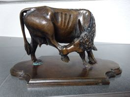Hochwertige Bronze Kuh