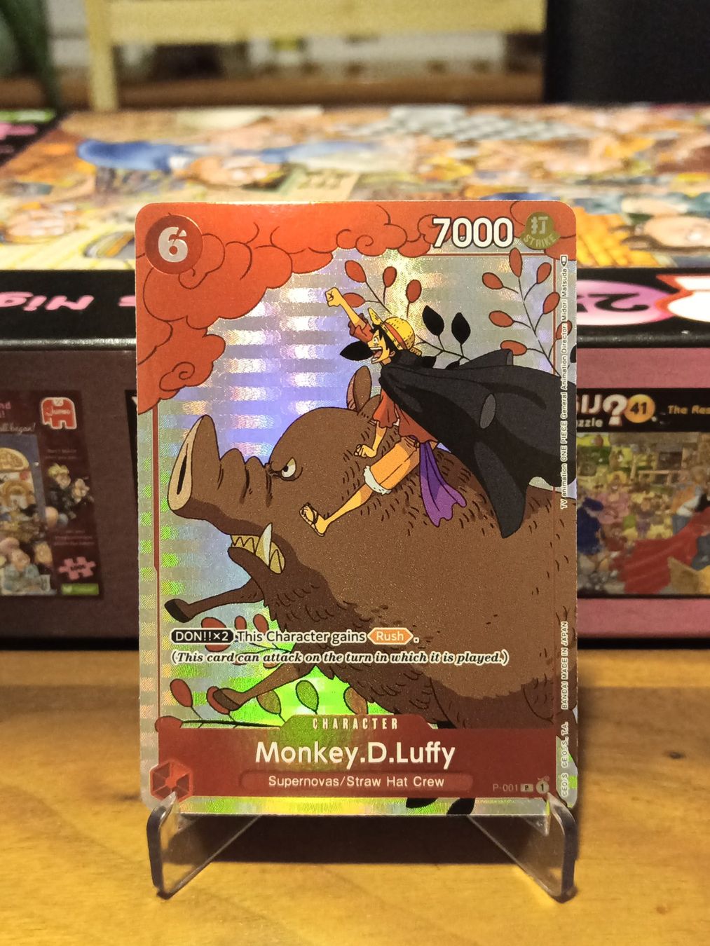 Bandai Carte collezionabili: One Piece / Monkey D. Luffy P-001🤪! – Nuovo (secondo la descrizione) da Wettingen venduto da Legends_of_Baden_TCG