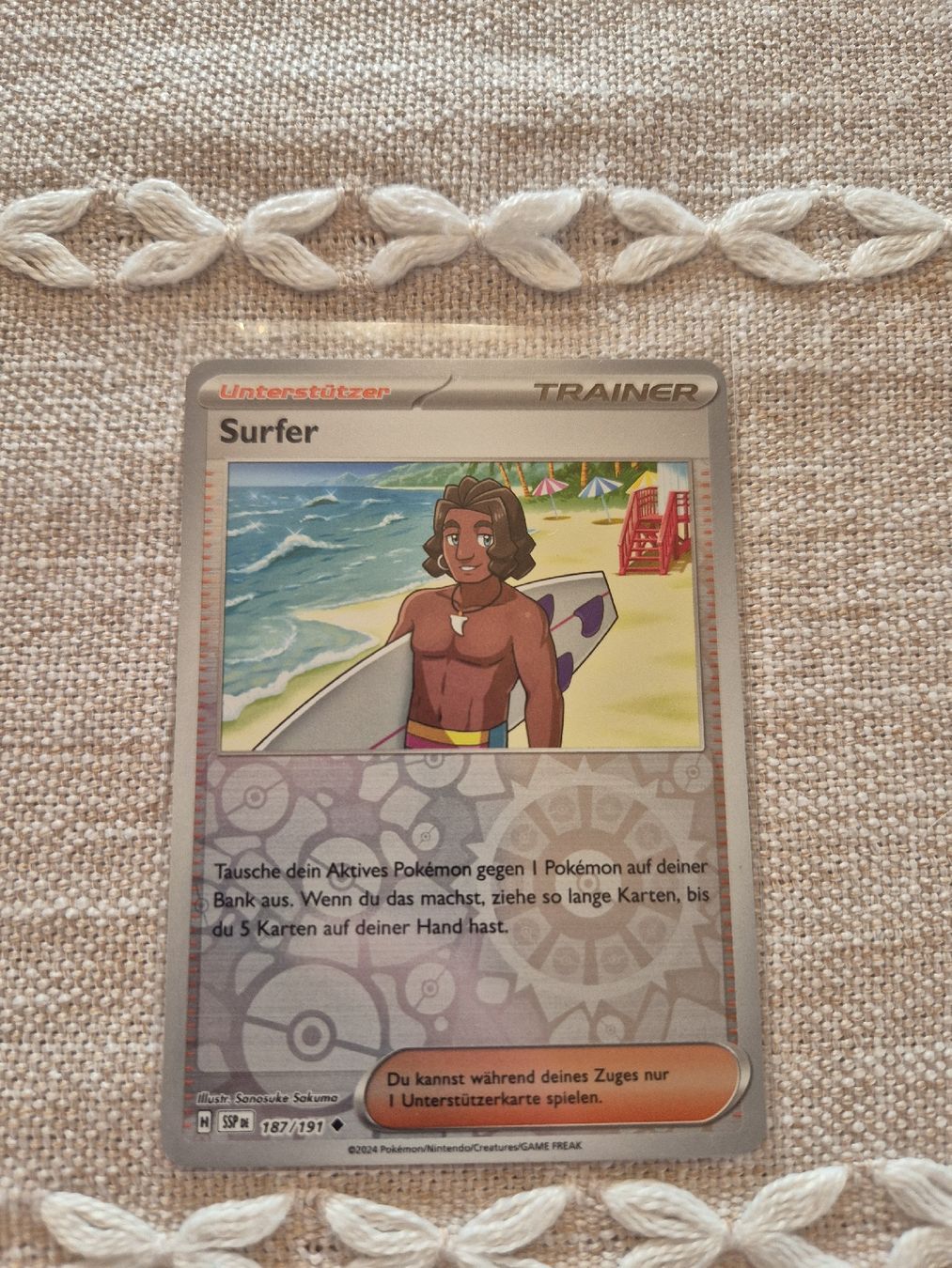 Pokémon Carte collezionabili: Surfer Reverse Holo Pokemon SSP 187/191 DE – Nuovo (secondo la descrizione) da Altdorf UR venduto da Josi5588 1
